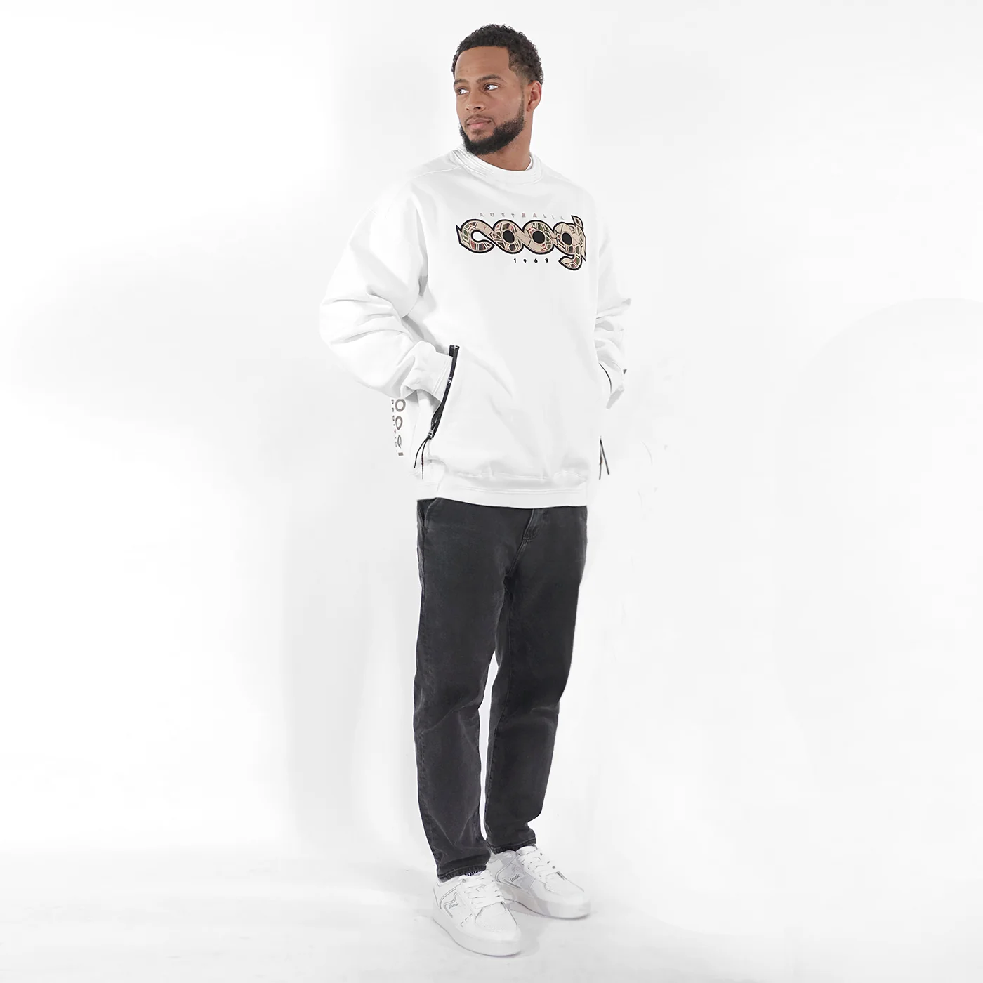 New - COOGI Applique Fleece Crew - Image 3