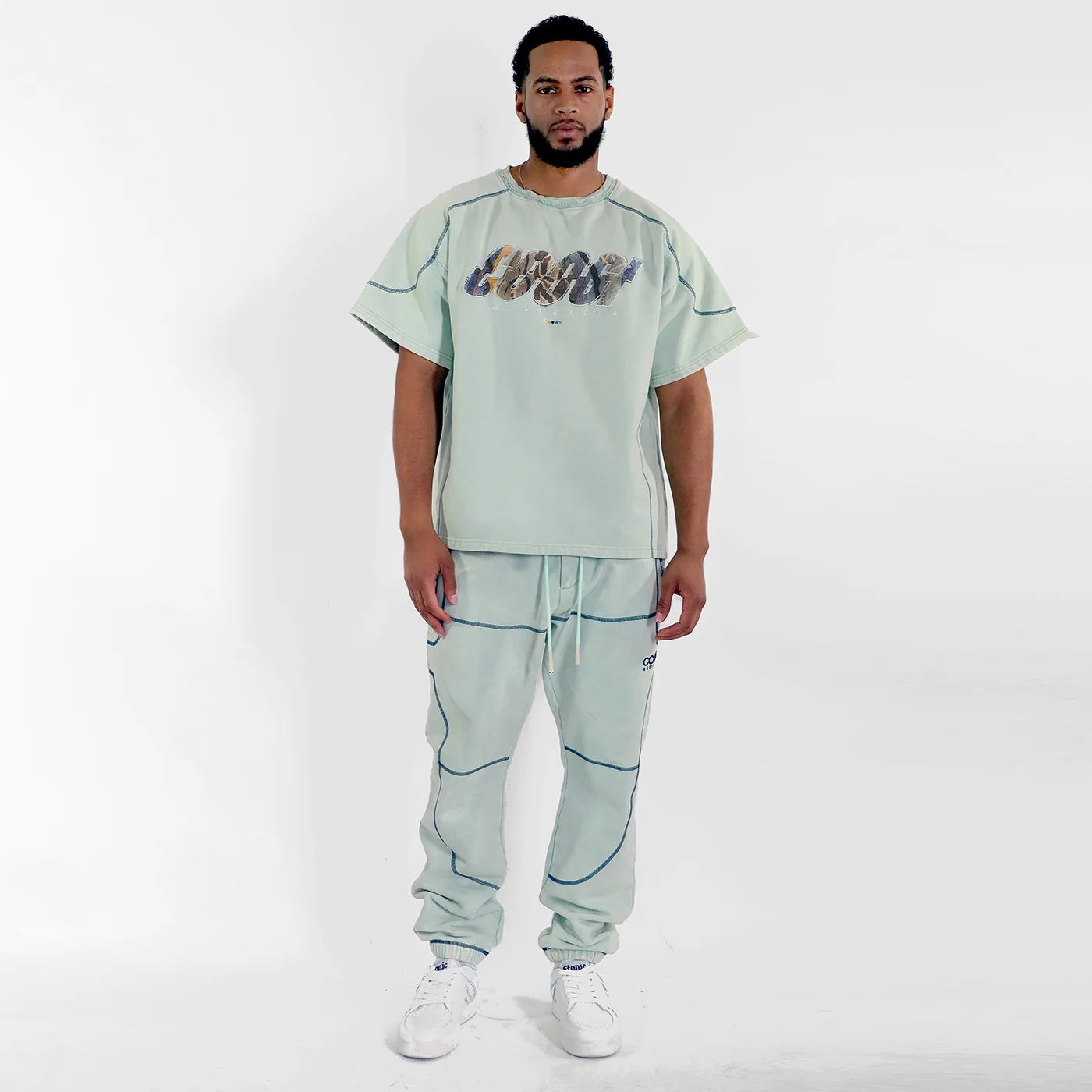 New - COOGI French Terry Tee - Mint - Image 5