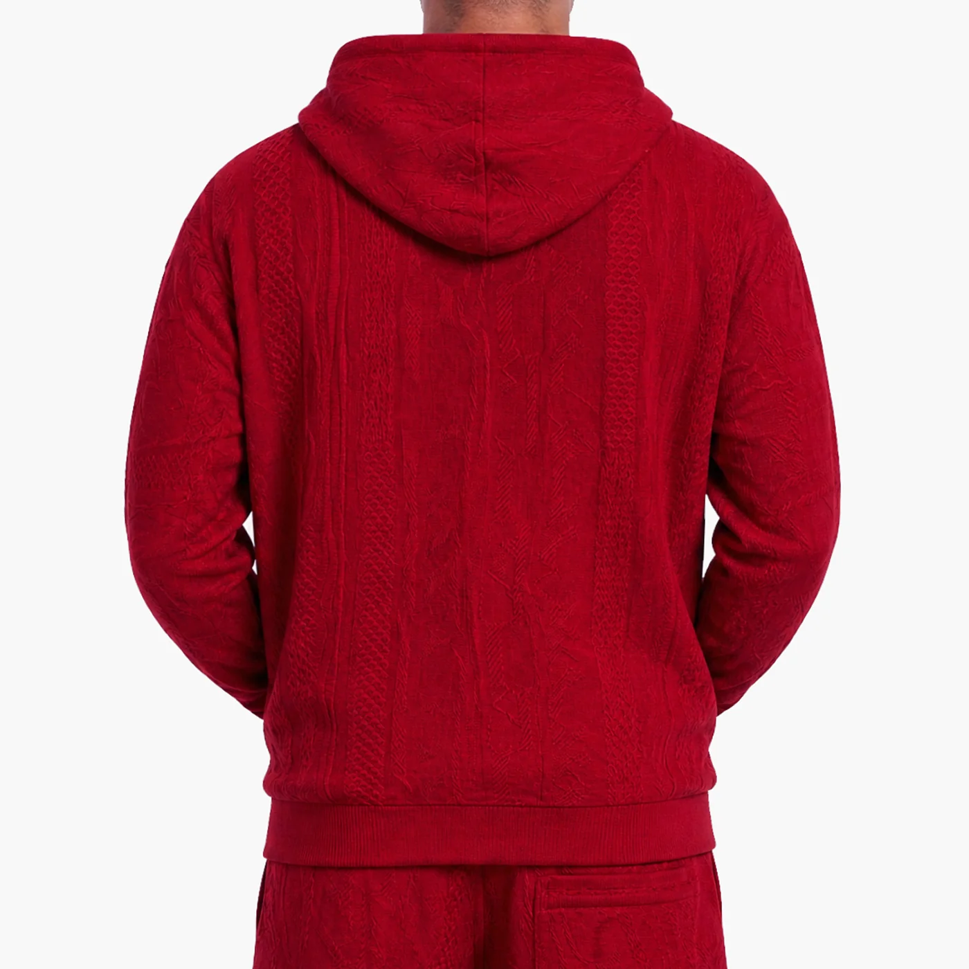 New - COOGI Light Weight Sweater Knit Red Alert Hoody - Image 4