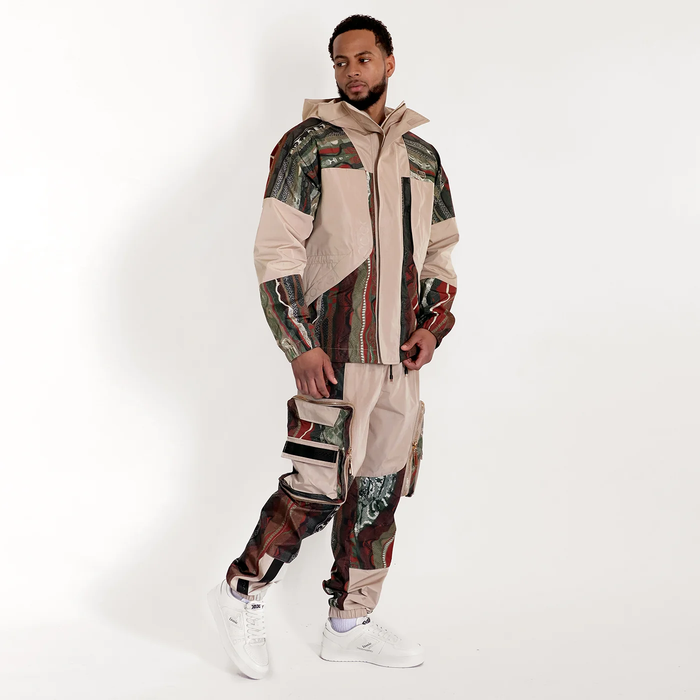 New -COOGI Pacifica Print Hooded Jacket - Image 4