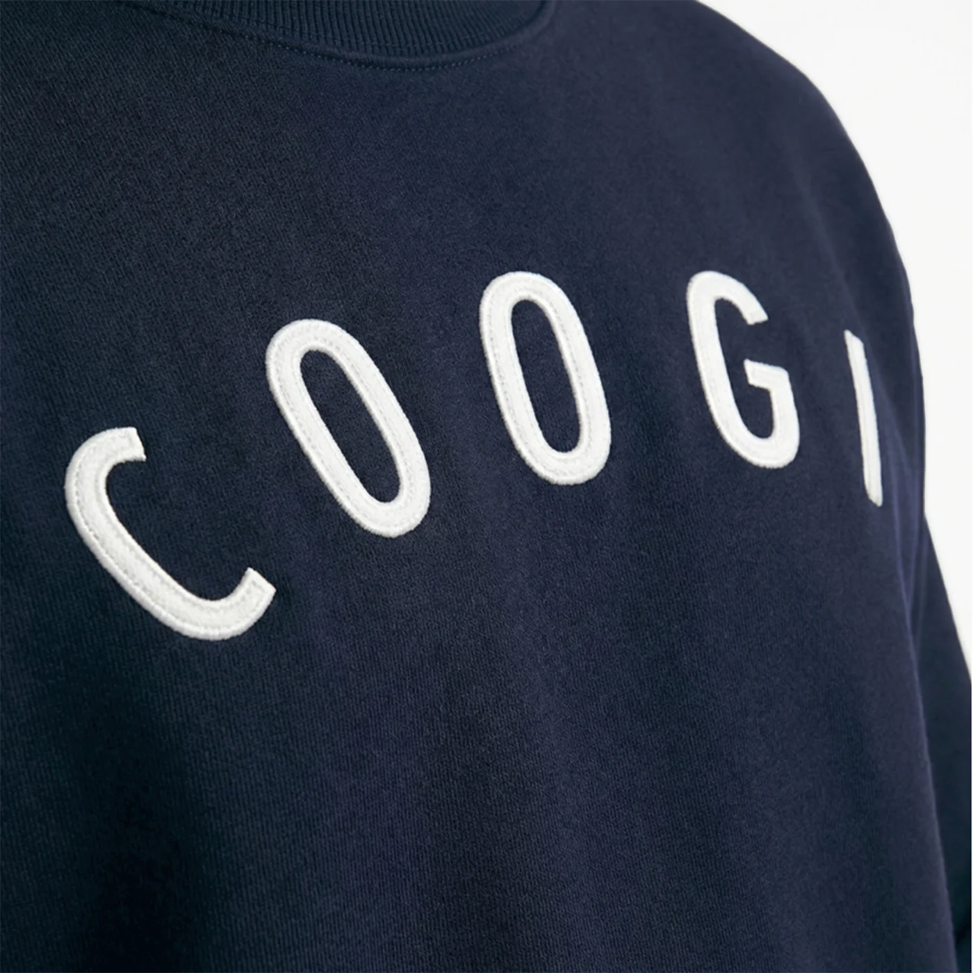 New - COOGI - Statement Crew - Oversized - Navy: COOGI Crown Reserve HeavyLuxe Fleece - Image 4