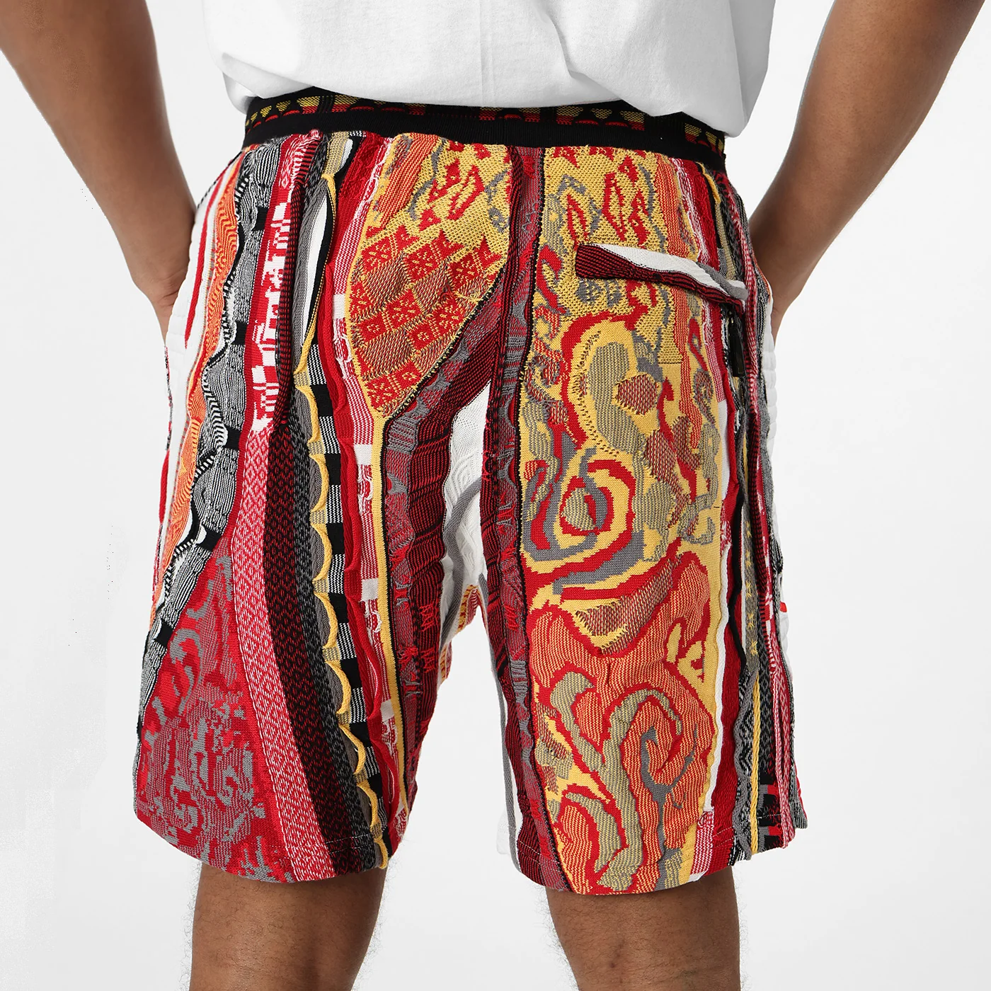 New - COOGI X NBA X Protege - Atlanta Hawks Sweater Knit Basketball Shorts - Image 4