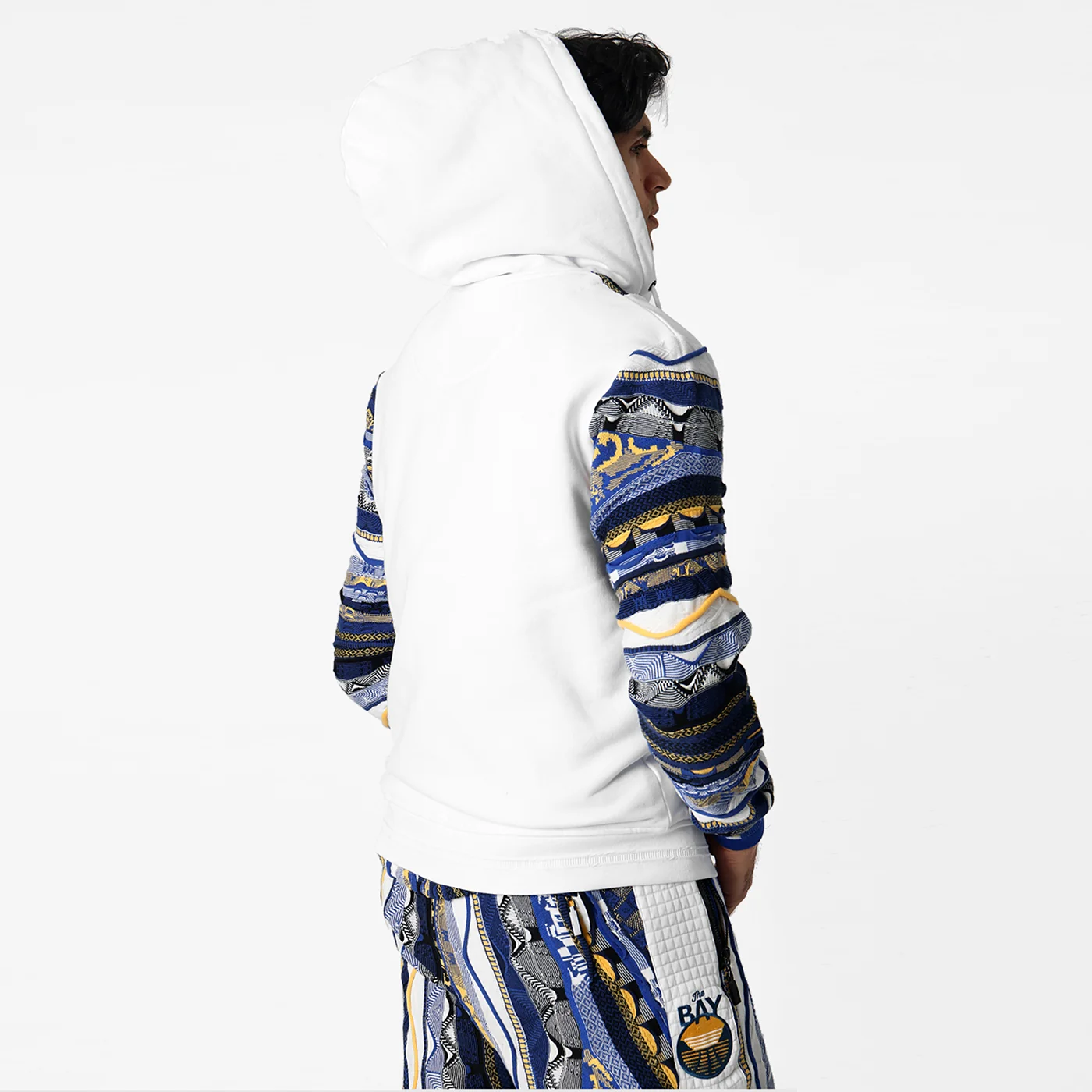 New - COOGI X NBA X Protege - Golden State Warriors Full Zip Hoody - Image 4