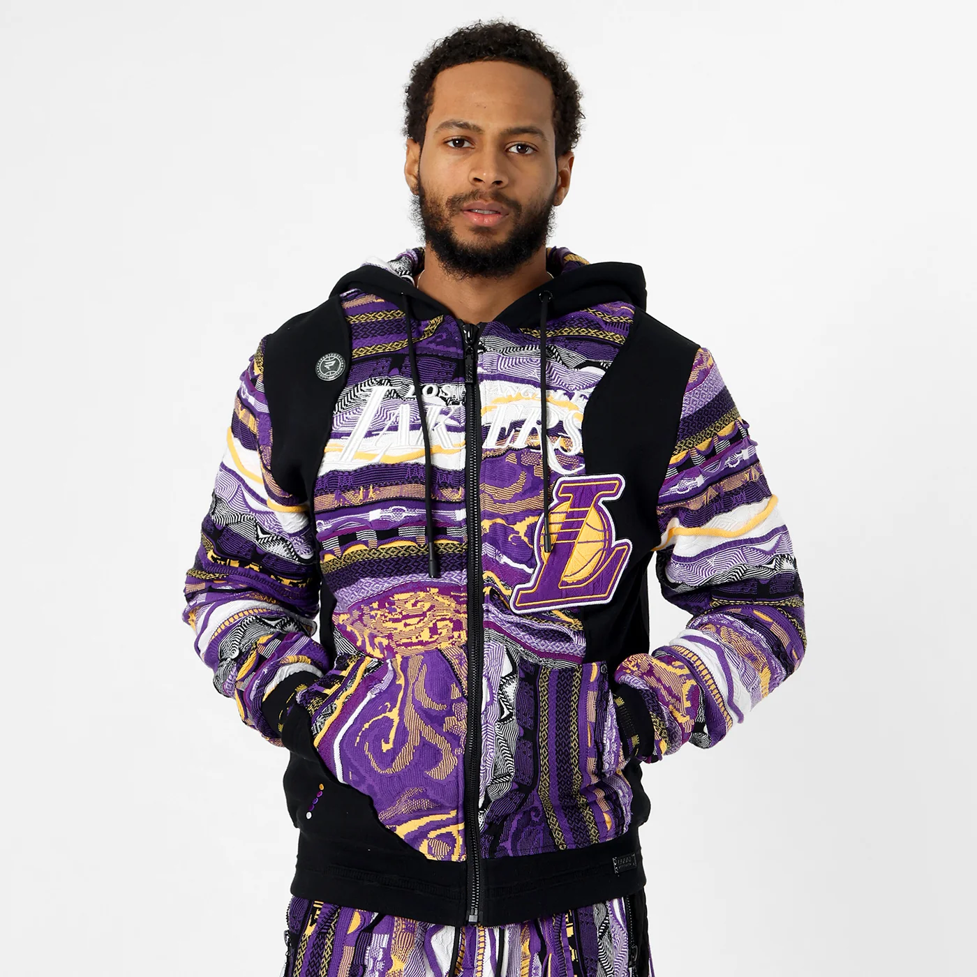 New - COOGI X NBA X Protege - Lakers Full Zip Hoody - Image 3