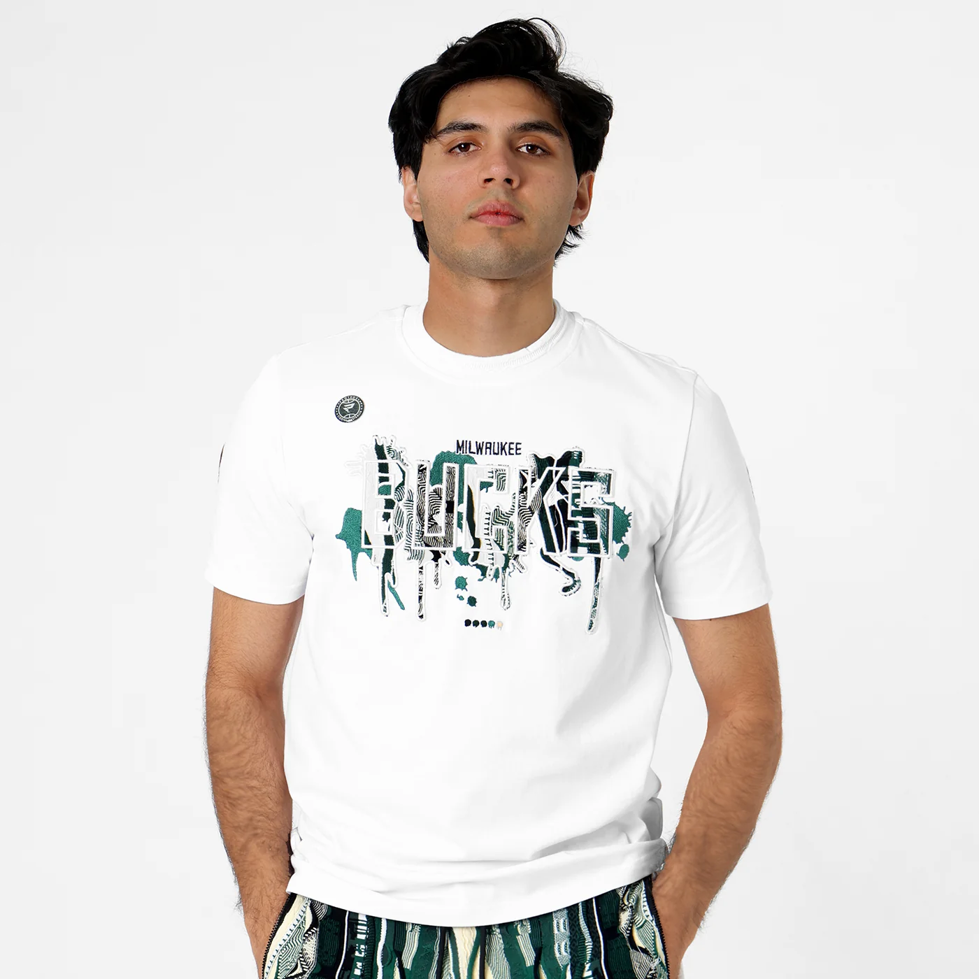 New - COOGI X NBA X Protege - Milwaukee Bucks Tee - Image 2