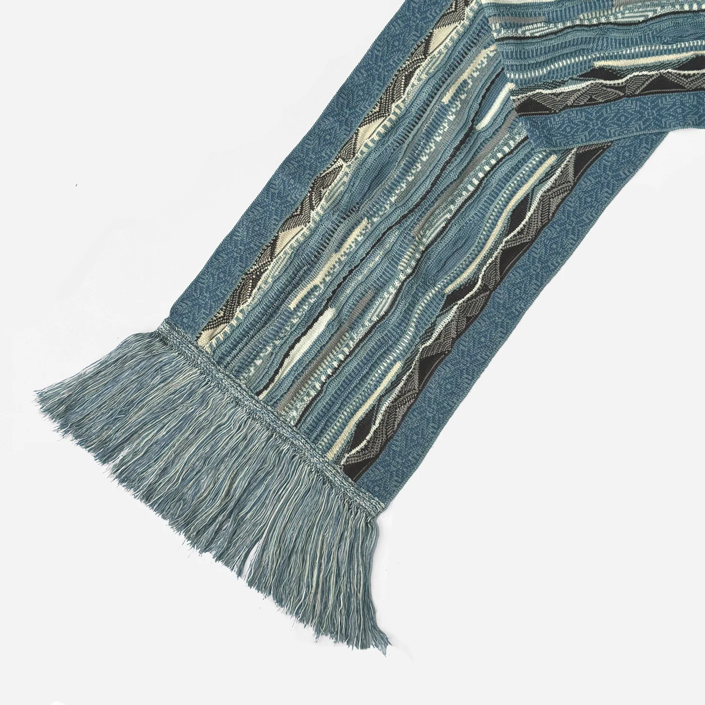 New - Pacific Blues Sweater Knit Scarf - Image 5